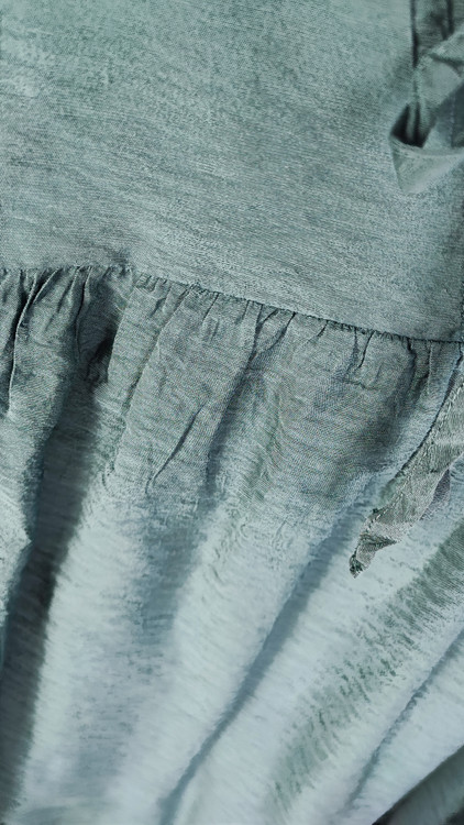 شومیز زنانه آستین بلند برند آمریکایی A New Day رنگ سبز کلهغازی استوک اروپایی گرید A