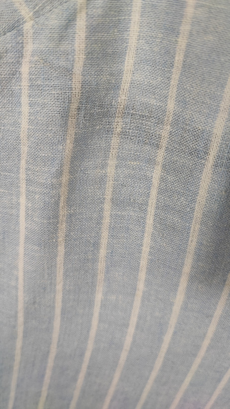 شومیز زنانه وارداتی استوک آبی روشن، آستین کوتاه، یقه ساده، تنخور آزاد و راحت، مناسب سایز ۴۸ تا ۵۰، مناسب استایل روزمره و نیمهرسمی.