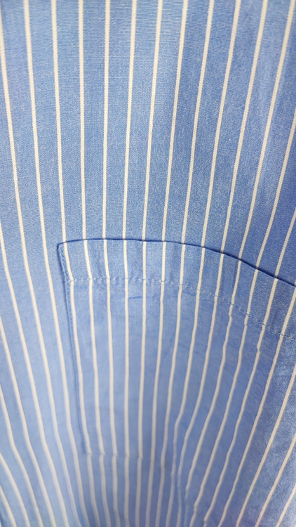 شومیز زنانه سایز بزرگ راهراه آبی و سفید وارداتی کد ۱۹۵۲ * نمای تنخور: تونیک نخی آستین بلند زنانه مدل اورسایز مناسب سایز ۶۰ و