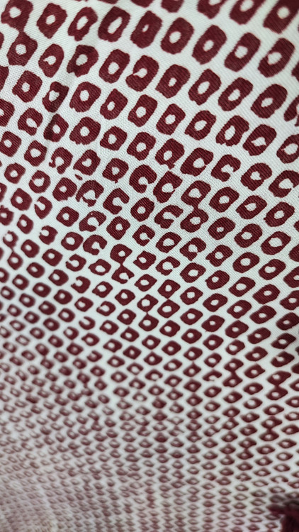 پانچ زنانه ساحلی برند Coolchange طرحدار زرشکی و سفید منگولهدار کد ۲۱۱۴ استوک اروپایی