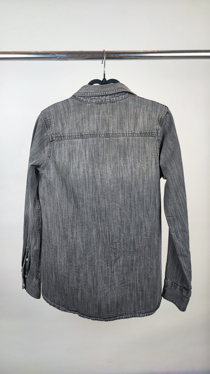 شومیز جین زنانه ذغالی برند Merona استوک اروپایی گرید A مناسب استایل اسپرت و روزمره