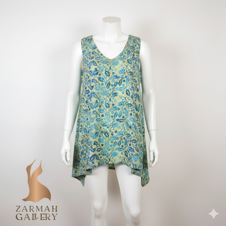 تاب بلند زنانه طرحدار رنگی برند Eagle Ray Traders استوک گرید A مناسب سایز بزرگ و استایل ساحلی