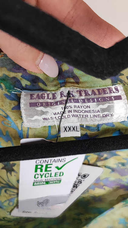 تاب بلند زنانه طرحدار رنگی برند Eagle Ray Traders استوک گرید A مناسب سایز بزرگ و استایل ساحلی