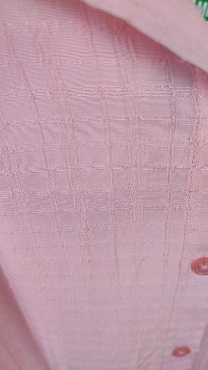 شومیز زنانه طوسی برند مرونا (Merona) استوک گرید A با دو جیب روی سینه و دکمههای سفید