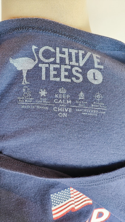 تاپ رکابی زنانه سرمهای برند چایو تیس استوک وارداتی کد ۲ با چاپ نوشته سفید و قرمز