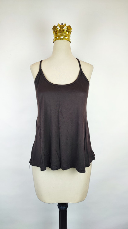 تاپ بندی زنانه قهوهای سوخته برند Wet Seal استوک وارداتی مناسب استایل راحتی و زیر کت