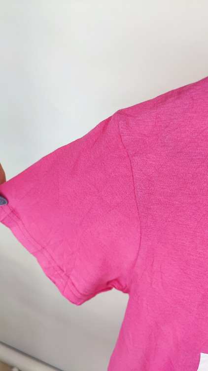 تیشرت زنانه صورتی برند Gear For Sports مدل یقه هفت استوک وارداتی مناسب استایل کژوال