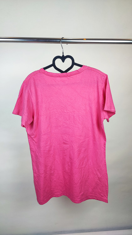 تیشرت زنانه صورتی برند Gear For Sports مدل یقه هفت استوک وارداتی مناسب استایل کژوال