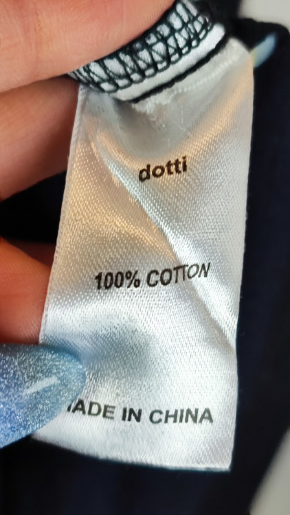 شومیز زنانه مشکی سایز بزرگ برند Dotti استوک وارداتی کد ۱۹۶۳ جنس ۱۰۰٪ پنبه