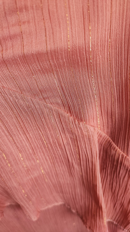 شومیز زنانه سایز بزرگ برند Zac & Rachel رنگ گلبهی لمهدار استوک اروپایی گرید A کد ۲۰۷۴