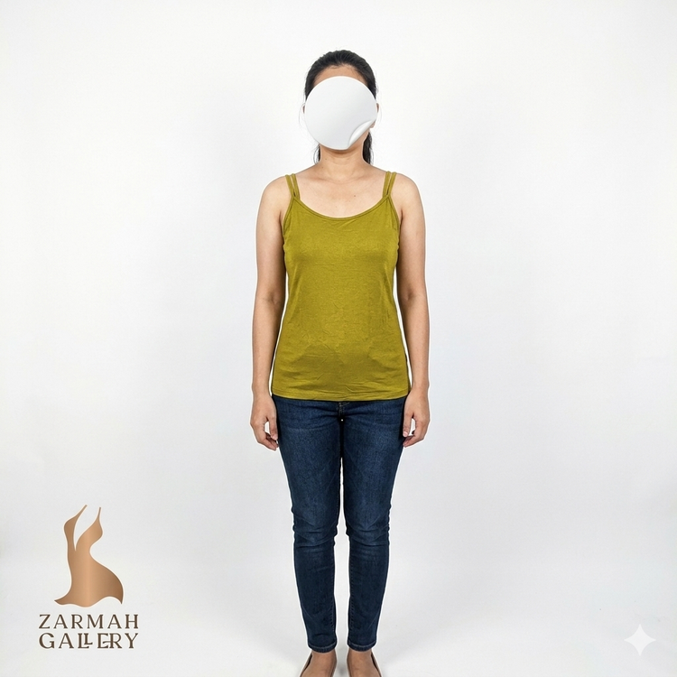 تاپ زنانه استوک خارجی برند لو چاتو رنگ سبز ماشی (خردلی) مناسب سایز ۳۸ و ۴۰ گرید B