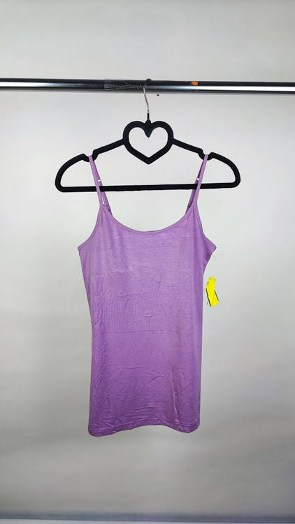 تاپ بندی زنانه استوک خارجی برند کرکلند رنگ بنفش یاسی ملانژ مناسب زیر مانتو و خانگی