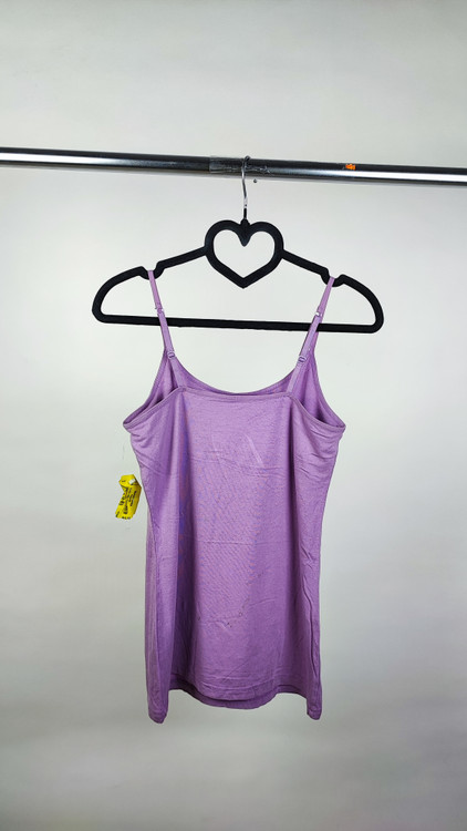 تاپ بندی زنانه استوک خارجی برند کرکلند رنگ بنفش یاسی ملانژ مناسب زیر مانتو و خانگی