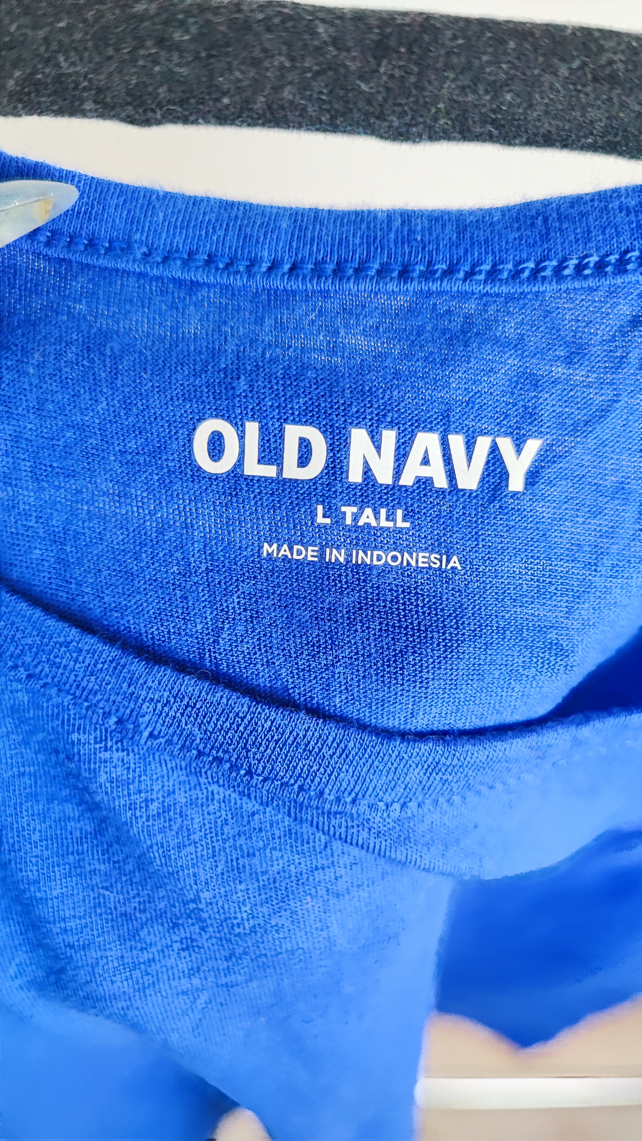 تاپ بنددار زنانه برند اولد نیوی (Old Navy) آبی رنگ جنس نخی مناسب سایز ۴۰-۴۲ استوک وارداتی