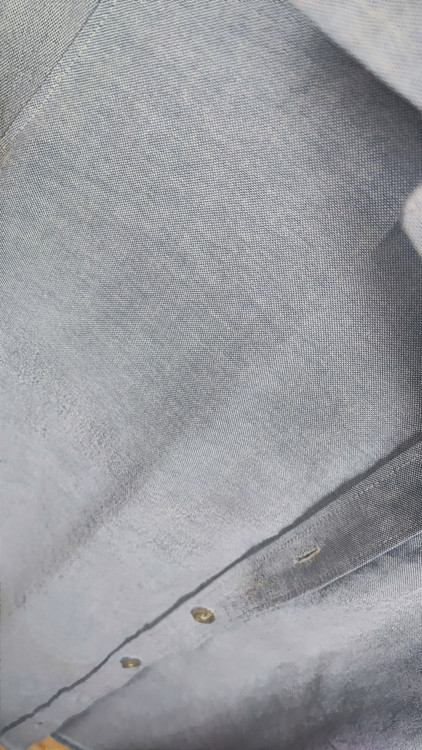 شومیز آستین کوتاه زنانه استوک وارداتی برند Becky Thatcher رنگ آبی روشن گرید C مناسب سایز ۳۸ و ۴۰ مدل کلاسیک