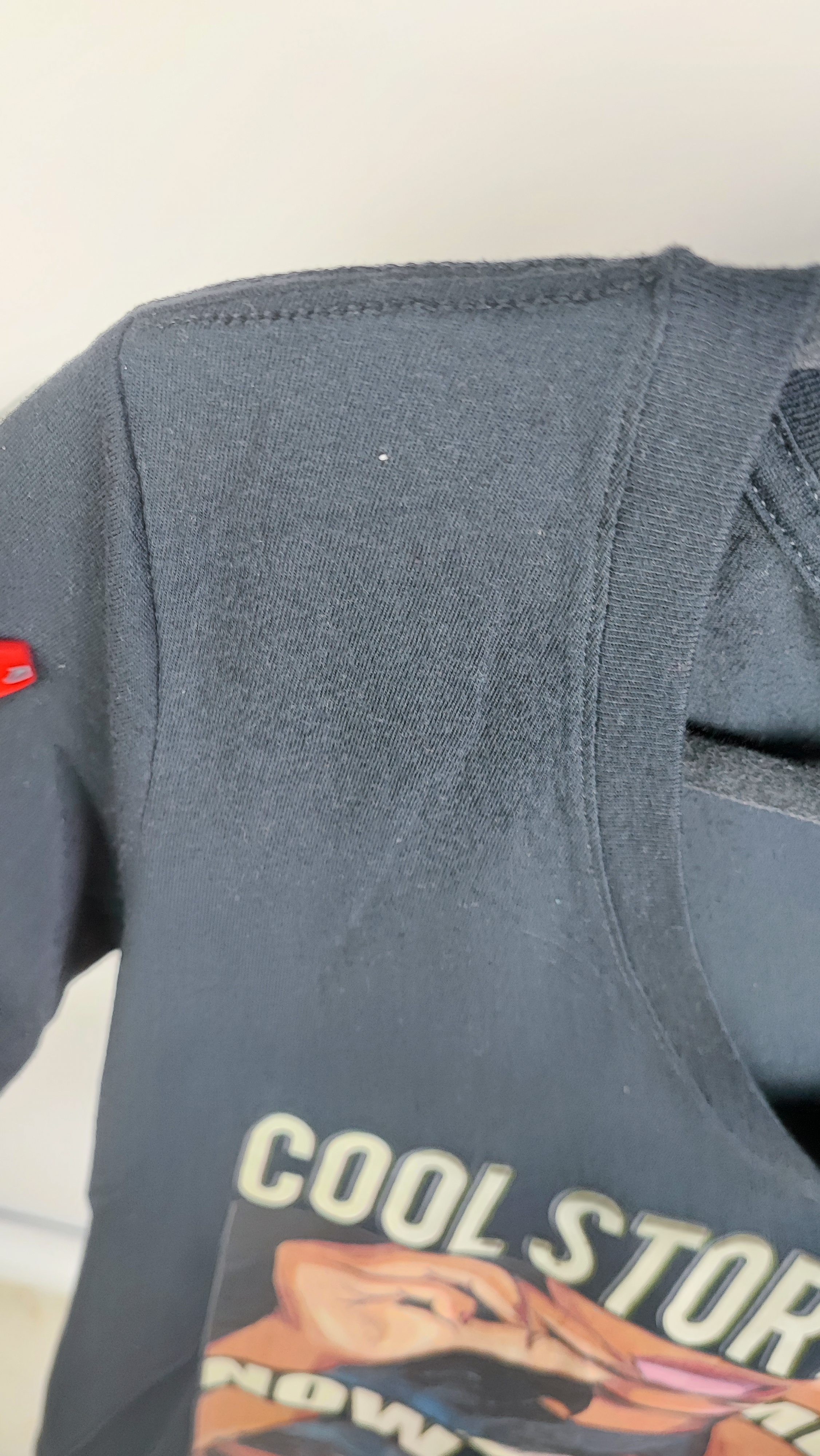 خرید تیشرت زنانه مشکی یقه هفت استوک برند Next Level با طرح گرافیکی فانتزی "Cool Story Babe" مناسب استایل خیابانی