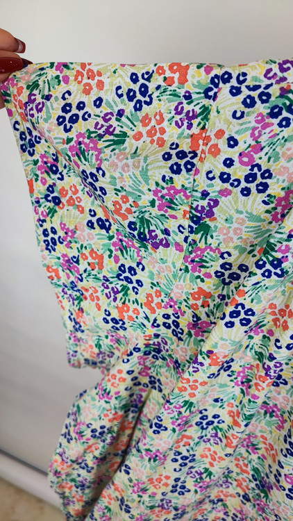 شومیز زنانه سایزبزرگ مارکدار برند St. John's Bay طرح گلدار رنگی با یقه هفت مدل جدید