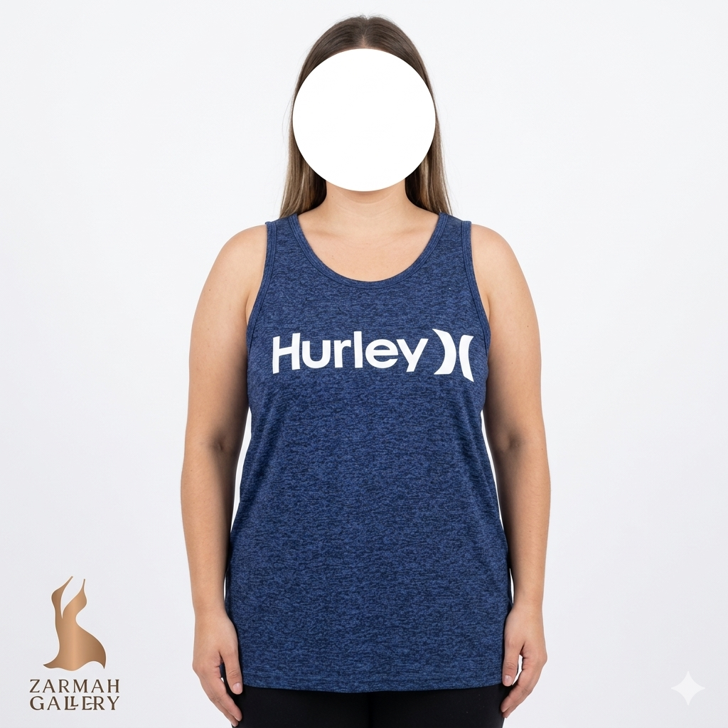 تاپ زنانه سرمهای ملانژ برند هرلی Hurley استوک اروپایی وارداتی مناسب سایز ۴۴ و