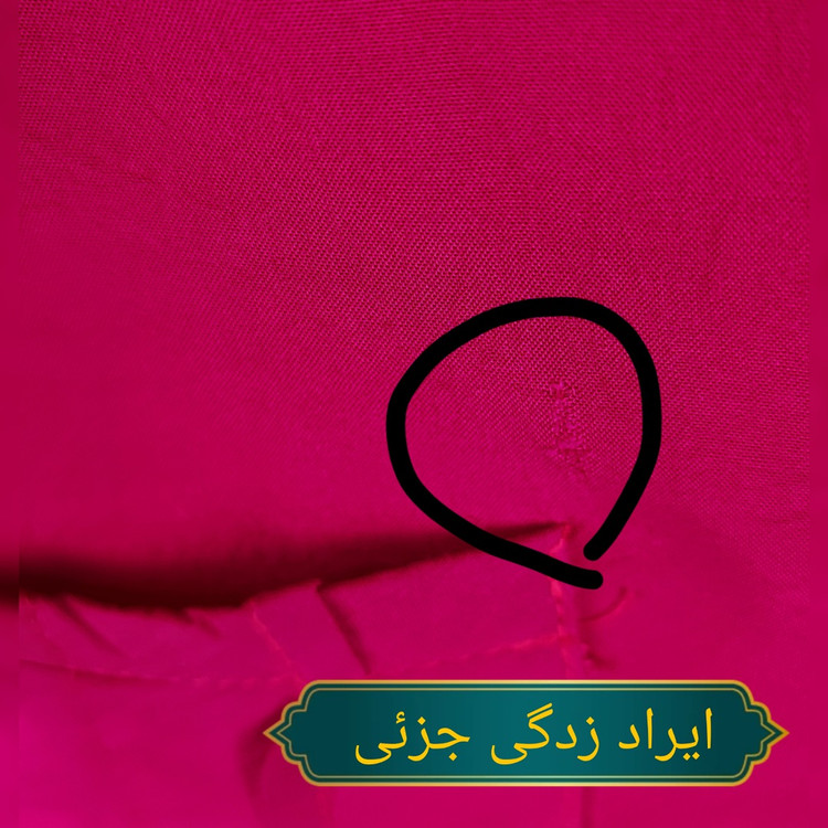 شومیز زنانه وارداتی استوک رنگ سرخابی با آستین سه ربع و دو جیب روی سینه گالری زرماه