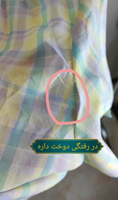 شومیز زنانه سایز بزرگ استوک وارداتی طرح چهارخانه رنگ روشن ملایم مناسب استایل کژوال