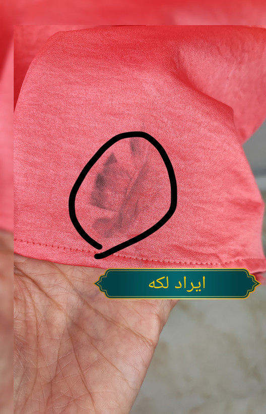 تاپ زنانه سایزبزرگ استوک اروپایی برند سی جی بنکس رنگ مرجانی مدل طبقاتی کرپ مناسب استایل مجلسی و روزمره