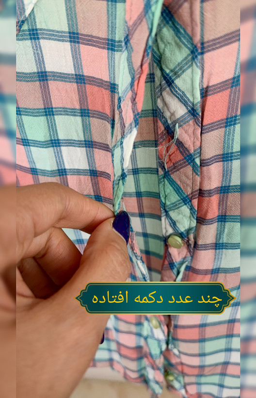 شومیز زنانه وارداتی استوک با طراحی ظریف و فانتزی مناسب استایل کژوال و روزمره سایز 34.36