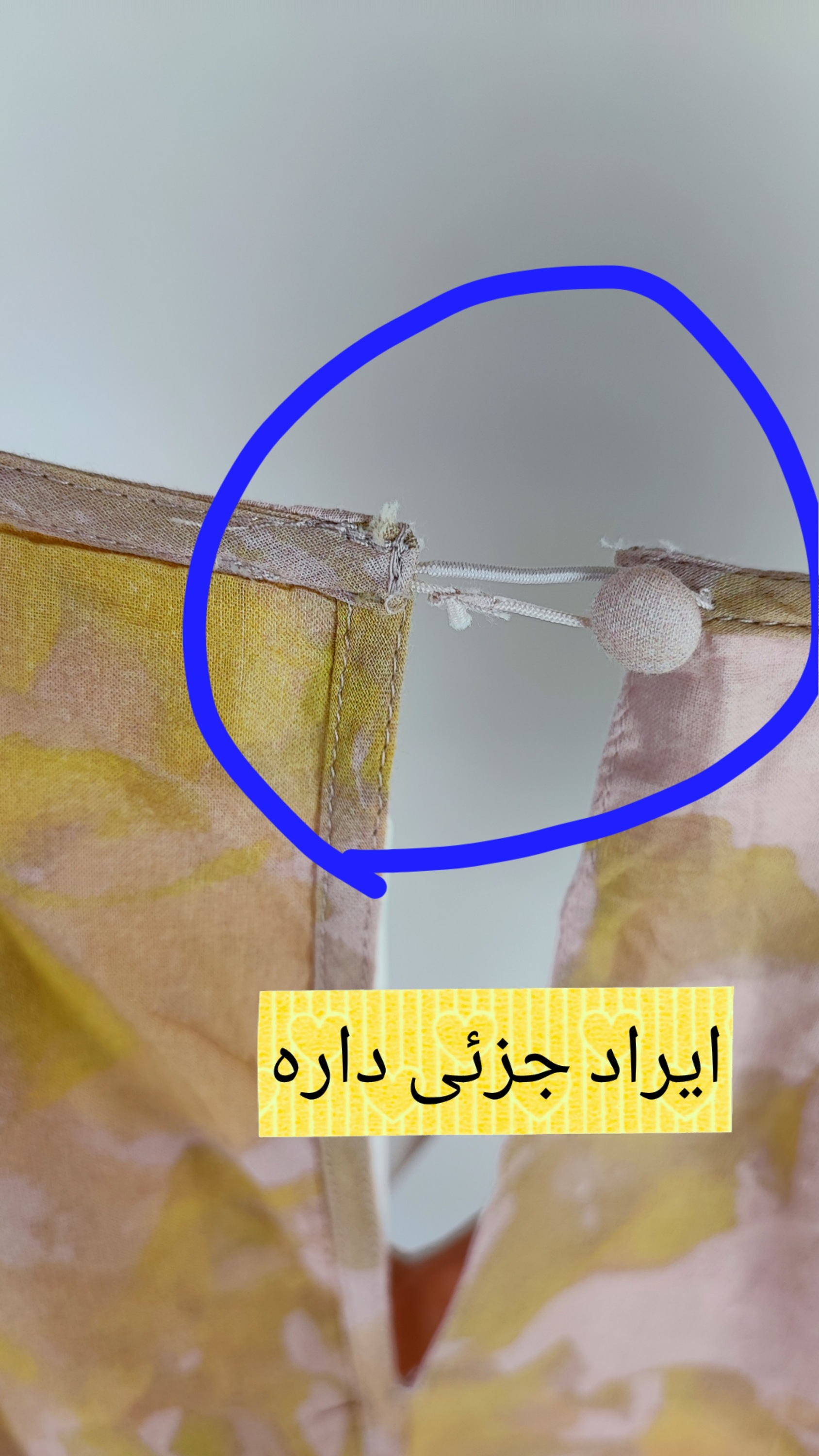 شومیز زنانه گلدار برند H&M رنگ صورتی و زرد استوک اروپایی آستین چیندار سایز ۳۸.۴۰ با قیمت اقتصادی