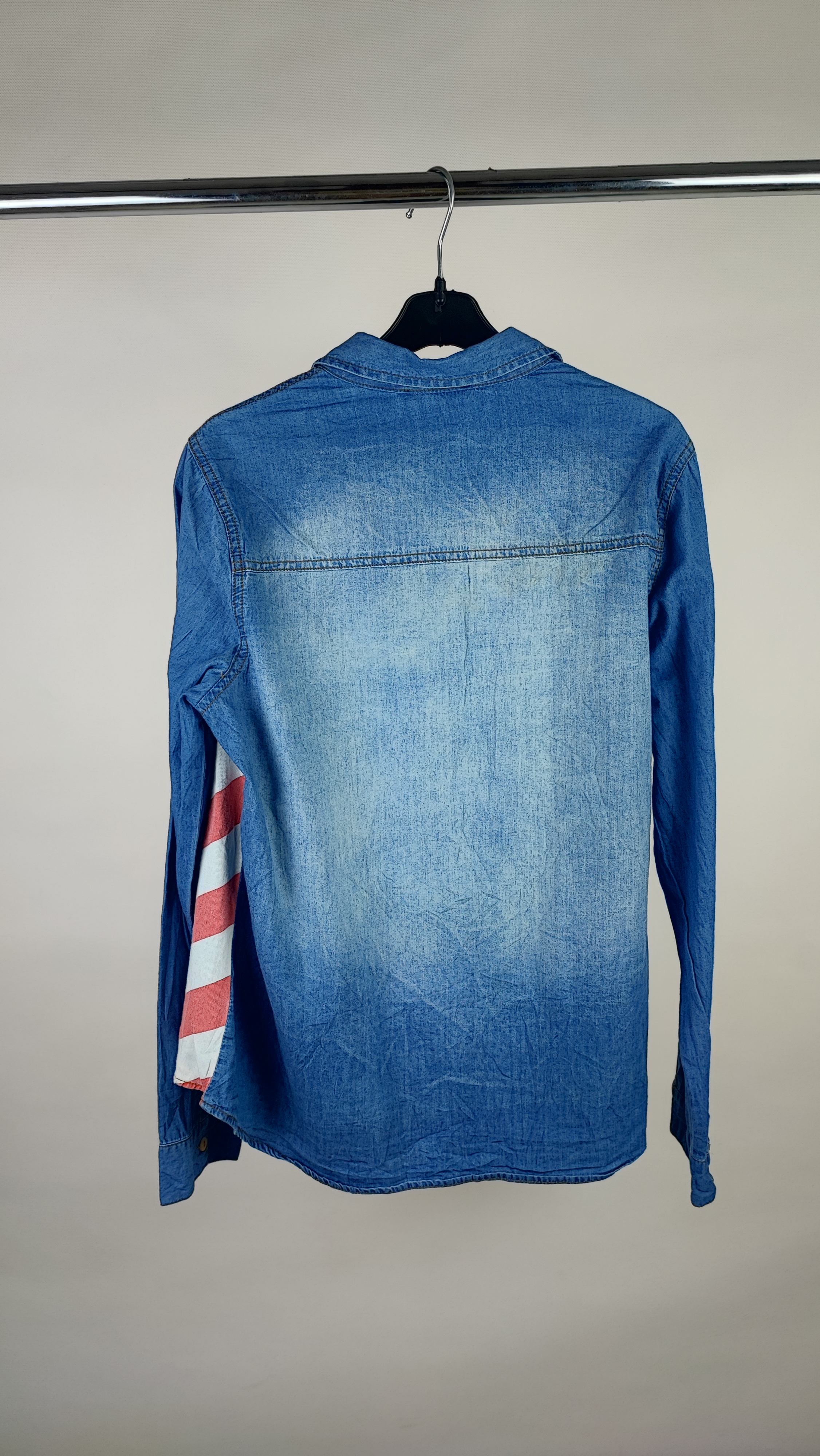 Women's Patterned Casual Shirt - Stock Import - Code 1517 - Size L - 100% Cotton Premium Quality
