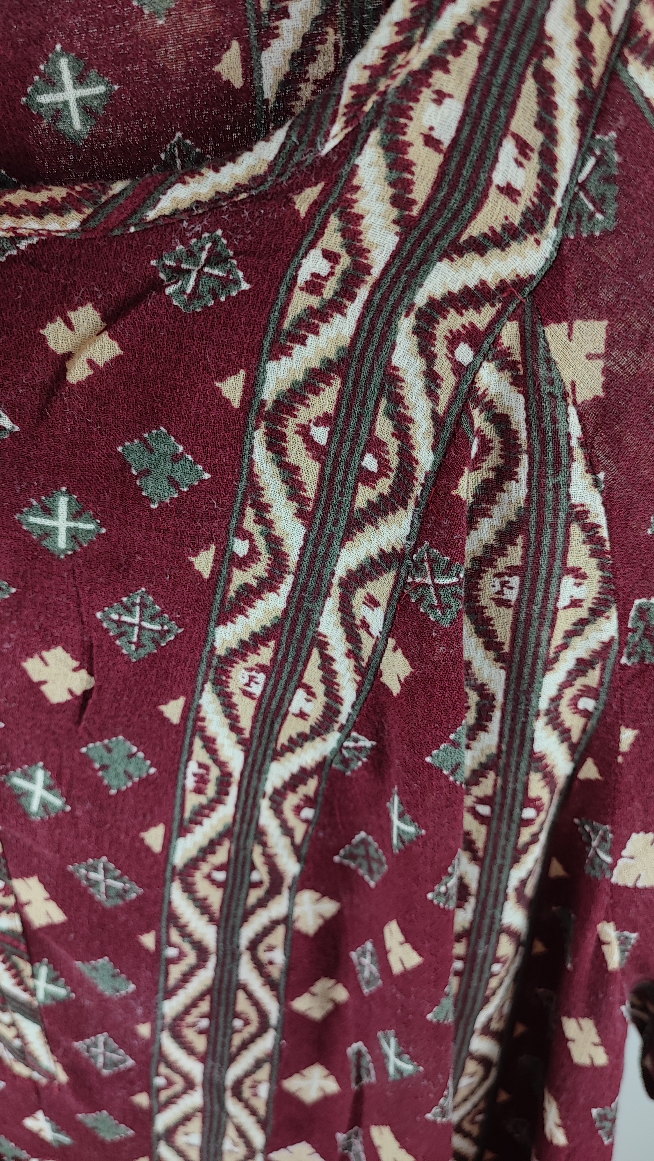 شومیز زنانه آستینبلند طرح سنتی برند Lucky Brand استوک وارداتی سایز بزرگ مناسب استایل کژوال و روزمره