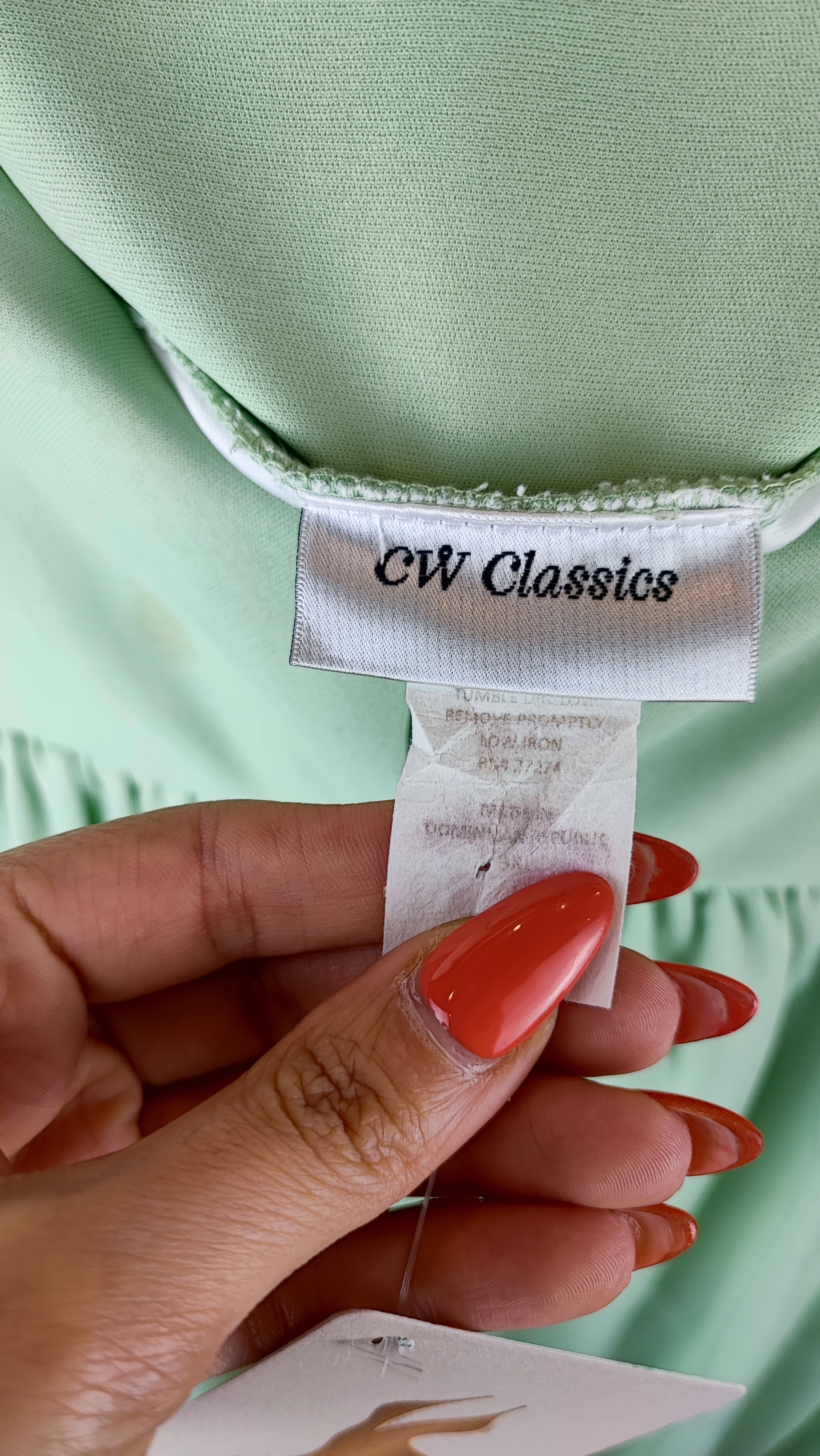 تاپ زنانه سایز بزرگ برند CW Classics با طراحی آزاد و خنک