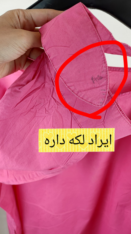 بلوز زنانه سایز بزرگ استوک وارداتی برند تالبوتس رنگ صورتی سایز ۵۲ و ۵۴ مناسب استایل روزمره و مهمانی