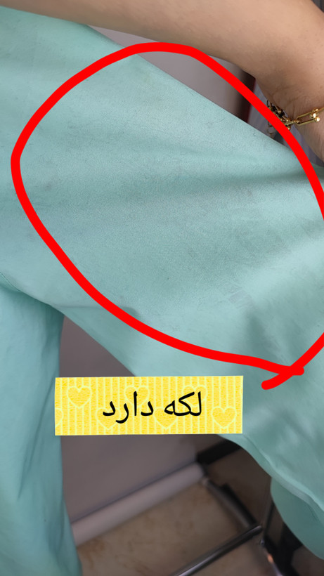 شومیز زنانه سایز بزرگ استوک اروپایی برند شیکوس Chico's رنگ سبز نعنایی کد ۴۰۳۳ گرید B