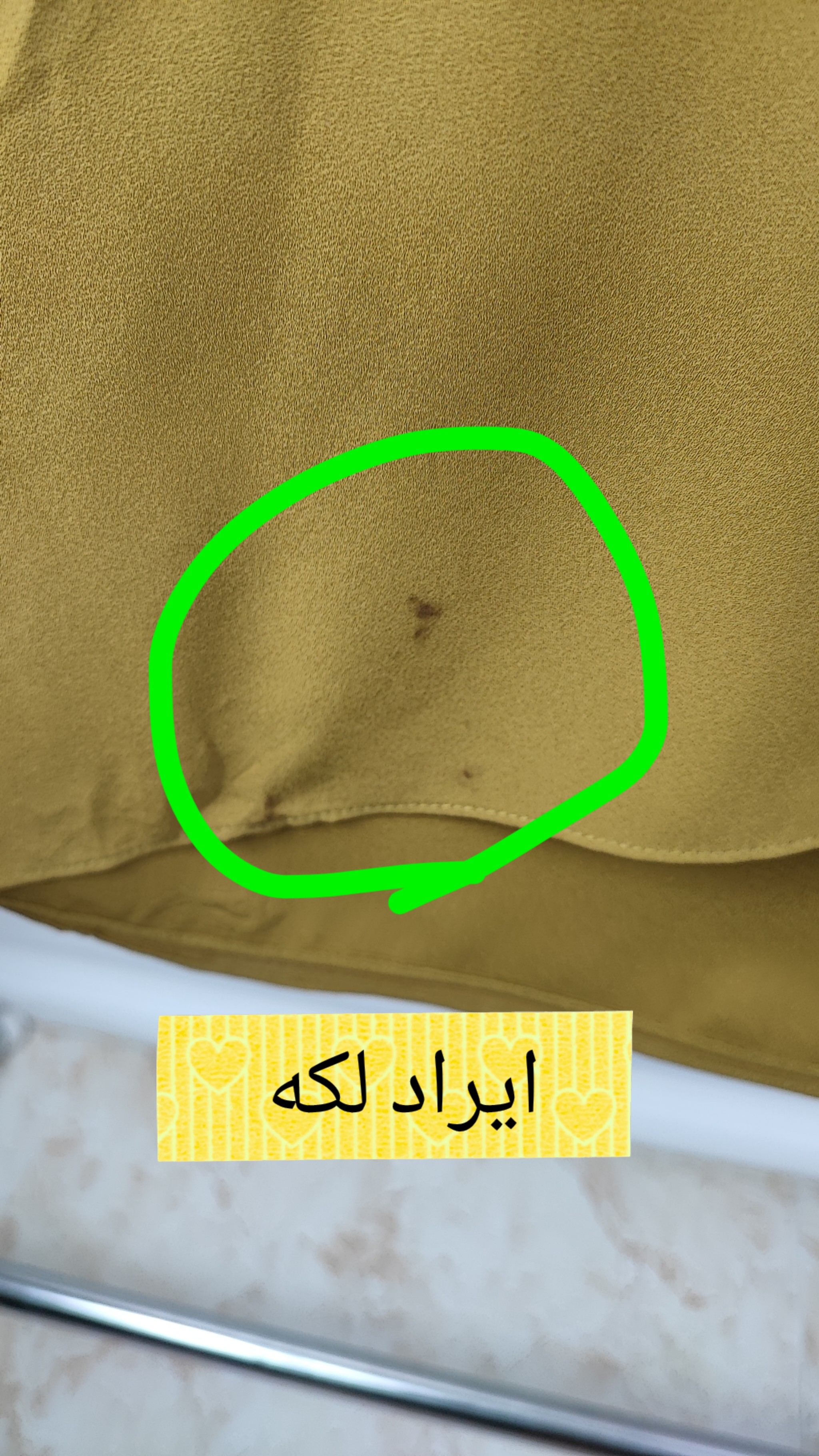 تاپ زنانه سایزبزرگ استوک اروپایی برند Nine West رنگ خردلی مناسب استایل مجلسی و تابستانه